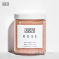 Scrub corpo esfoliante idratante alla rosa naturale all&#39;olio di cocco